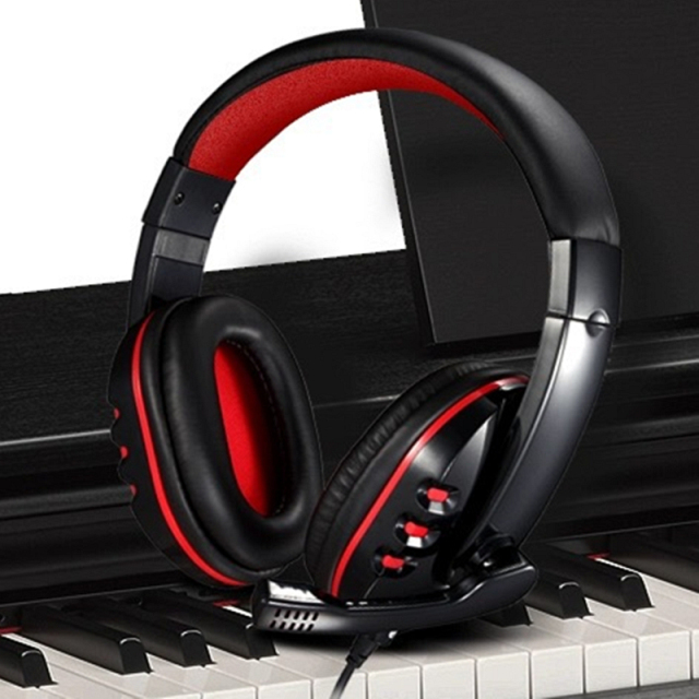 Wired Gaming Headset Over Ear Gamers Headphones With Microphone Stereo Gaming Earphones Deep Bass for PS4 Xbox PC Computer