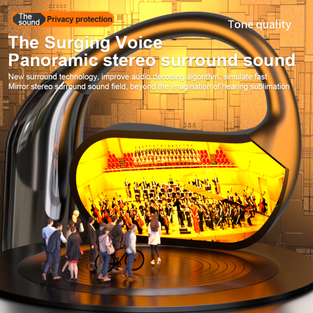 High Quality Earphones YYK-Q16 OWS Open Wireless Ear Hook Sports Earbuds with Noise Cancelling and Panoramic Surround Sound