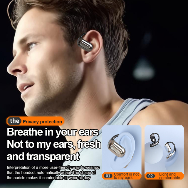 High Quality Earphones YYK-Q16 OWS Open Wireless Ear Hook Sports Earbuds with Noise Cancelling and Panoramic Surround Sound