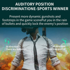 Game Mode True Wireless Earphones Low Latency Cool LED Light HD Voice Stereo Sound Sports Waterproof Headphones Earbuds