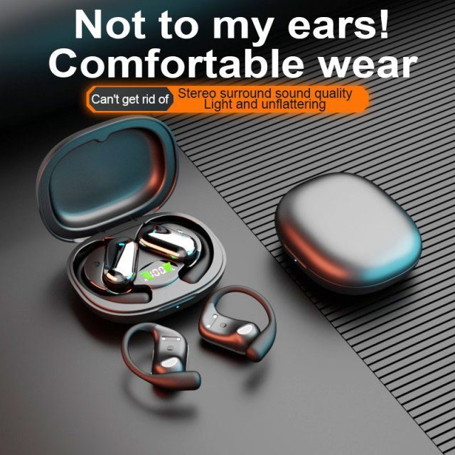 OWS Portable Sports Wireless Earbuds Waterproof Wireless Earhook Earphones Tws Headsets Open Ear Ear-mounted Headphone