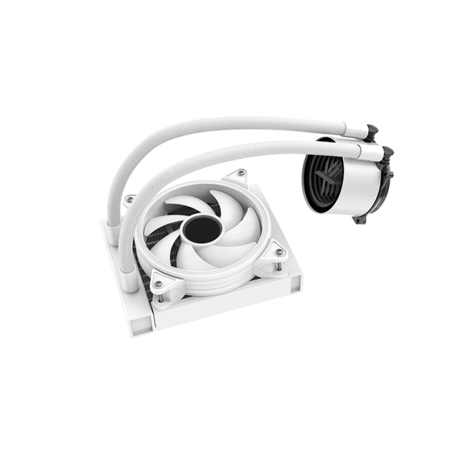 PC CPU Liquid Cooler 120mm 12v(pump)/5v(led) Water Cooling Fan Computer Case ARGB 2300rpm 12v 2.7a 4pin Qfr1212ghe Computer Fan