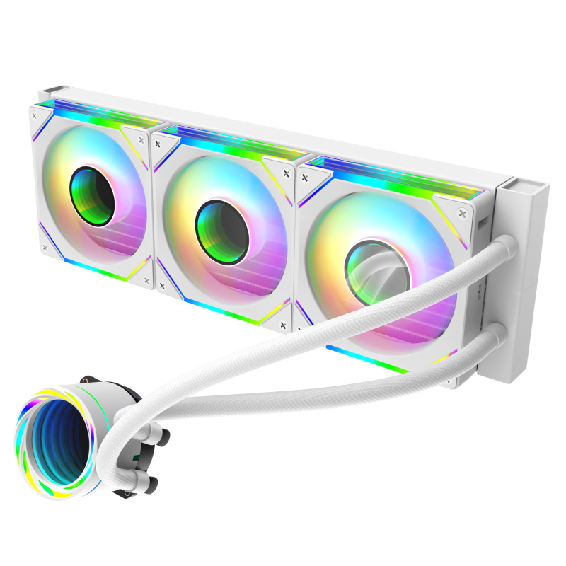 RGB AIO Liquid CPU Cooler 360mm PC Water Radiator 12V Rated 3Pin PWM ARGB CPU Cooler Fan for Computer Cooling System