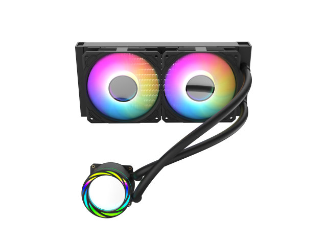CPU Water Cooling 240mm ARGB Aura Sync Liquid CPU Cooler Water Cooling CPU Cooler High Effect Water Cooling System