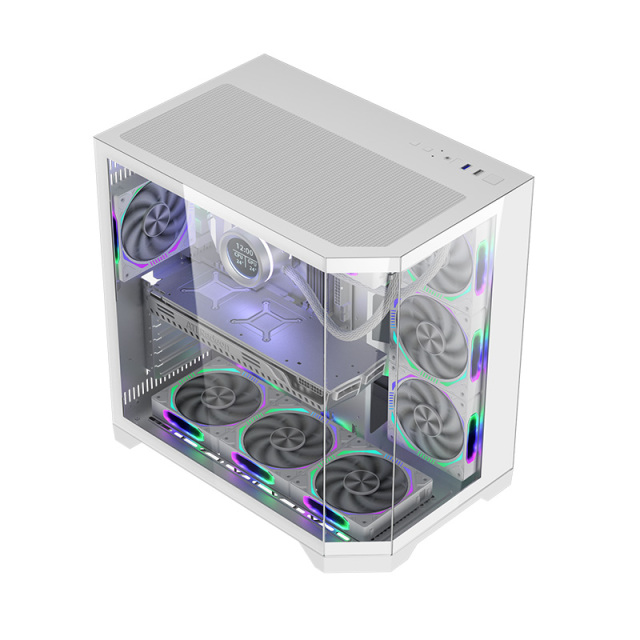 OEM Desktop PC Case ATX Motherboard Cabinet Full Tower 240 Water-cooled Fan Glass USB3.0 PC Case Game