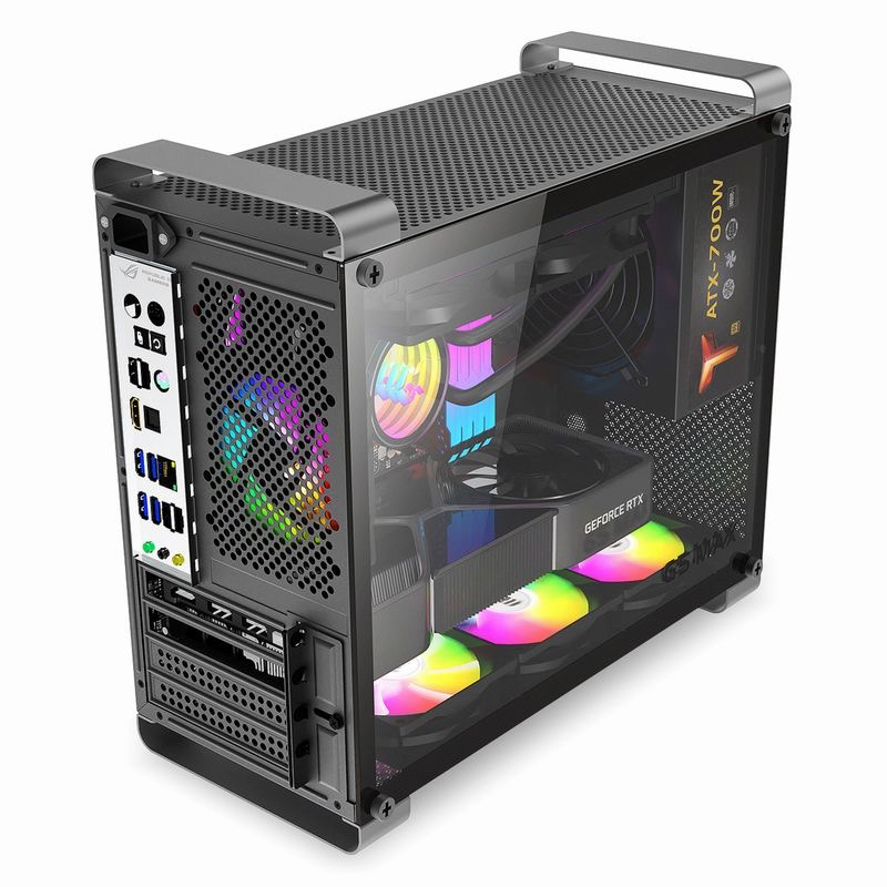 Micro ATX Gaming PC Case OEM Wholesale M-ATX Gaming Computer Cases &amp; Towers Support 240 Cooler PC Case Computer