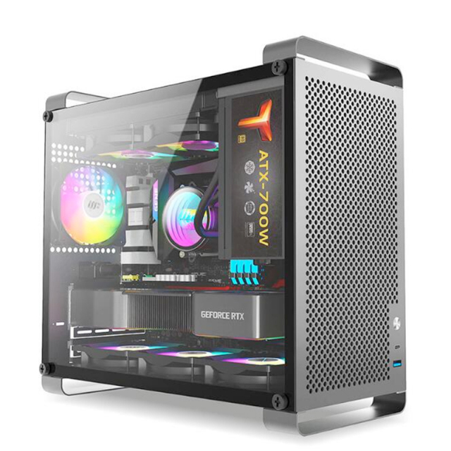 Micro ATX Gaming PC Case OEM Wholesale M-ATX Gaming Computer Cases &amp; Towers Support 240 Cooler PC Case Computer