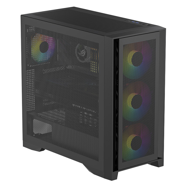 PC Casing ATX Curved Glass Gaming Computer Case OEM  ATX Gaming PC Case High End Desktop CPU Computer Chassis