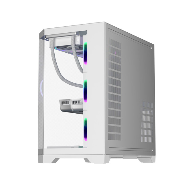 OEM Desktop PC Case ATX Motherboard Cabinet Full Tower 240 Water-cooled Fan Glass USB3.0 PC Case Game