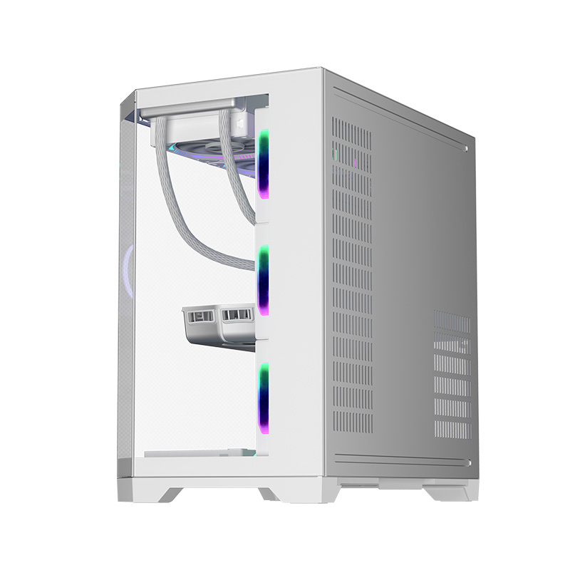 OEM Desktop PC Case ATX Motherboard Cabinet Full Tower 240 Water-cooled Fan Glass USB3.0 PC Case Game