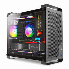 Micro ATX Gaming PC Case OEM Wholesale M-ATX Gaming Computer Cases &amp; Towers Support 240 Cooler PC Case Computer