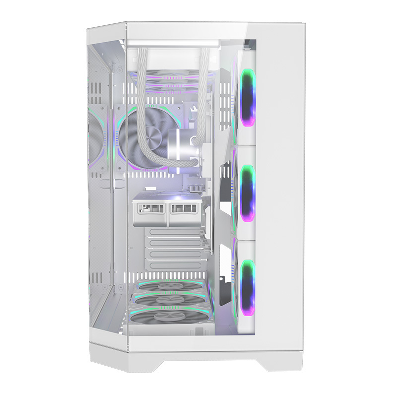 OEM Desktop PC Case ATX Motherboard Cabinet Full Tower 240 Water-cooled Fan Glass USB3.0 PC Case Game