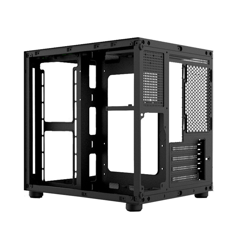 Manufacturer Custom White Micro ATX Computer Case Towers RGB Gamer PC Cabinet Chassis Desktop Casings Gaming PC Case