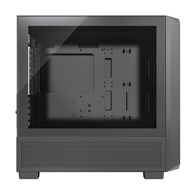 New Designed Mid Tower Gaming Case Glass Side Panel and Front Iron Mesh Panel Gaming PC Case for Gamer