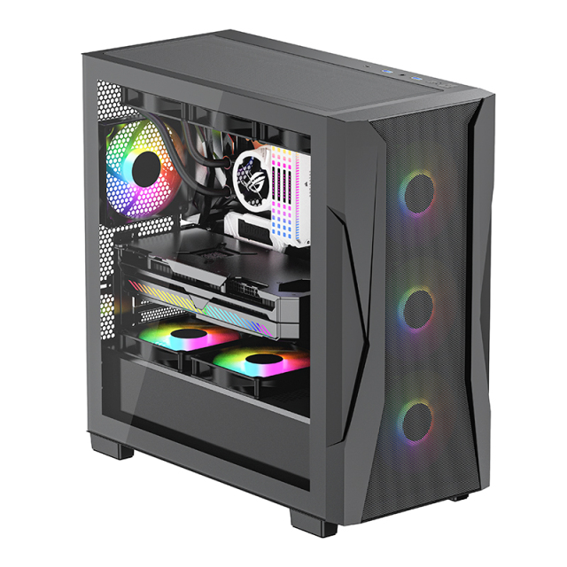 OEM Customized Water Cooler Pc Gamer Mesh Good Quality Desktop Computer Case Case Pc Computer Case