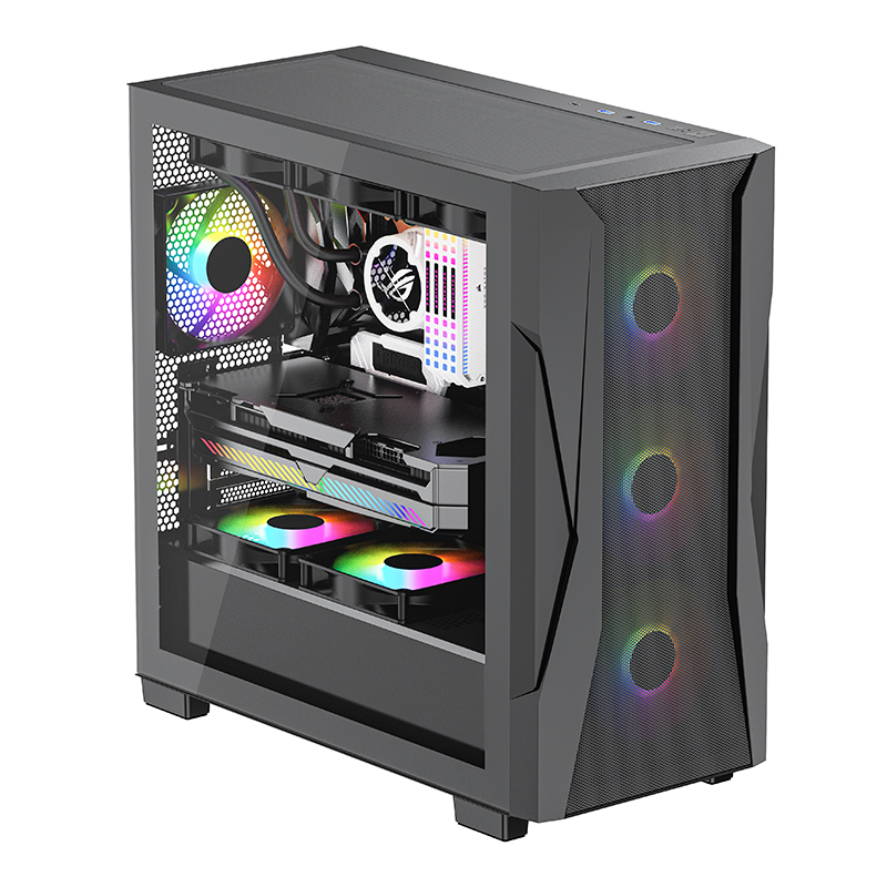 OEM Customized Water Cooler Pc Gamer Mesh Good Quality Desktop Computer Case Case Pc Computer Case