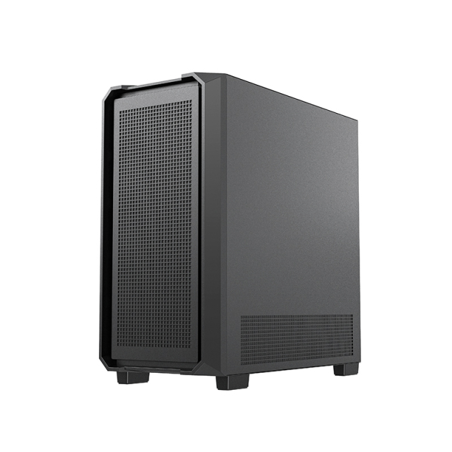 New Designed Mid Tower Gaming Case Glass Side Panel and Front Iron Mesh Panel Gaming PC Case for Gamer