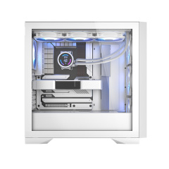 Factory  Direct New White ATX Computer Gaming Case  ‌computer chassis‌ with Glass Side and Front Panel Designed for Gamers