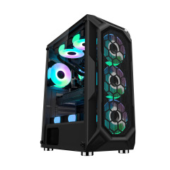 Newly Designed PC Cabinet OEM Gaming Computer Cases Towers Tempered Glass Gaming PC Case