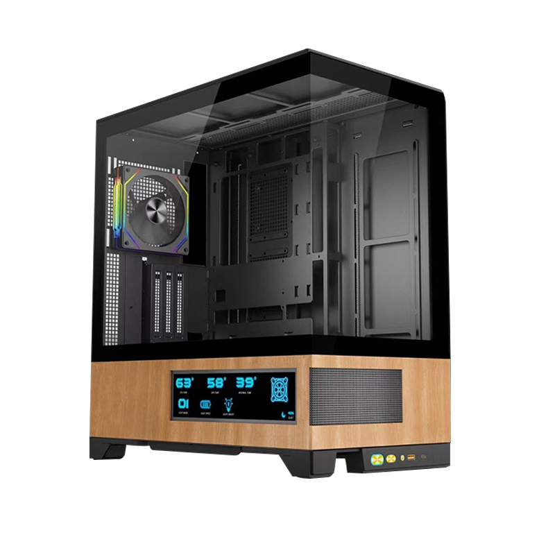 OEM ATX PC Case Gaming PC Cabinet With Solid Tempered Glass Panel for Gamer