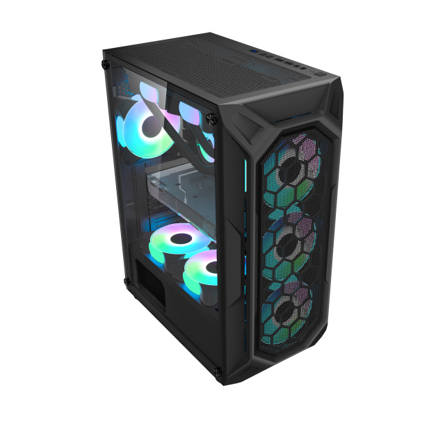 Newly Designed PC Cabinet OEM Gaming Computer Cases Towers Tempered Glass Gaming PC Case