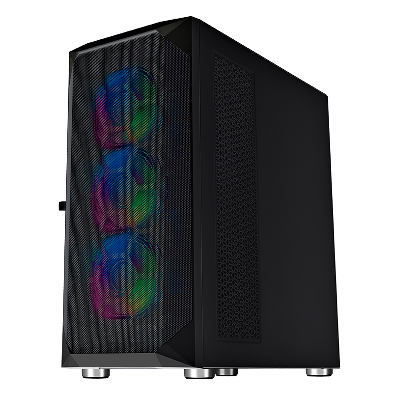 Hot Sell Full Tower PC Cabinet EATX ATX Desktop Computer Chassis Gaming PC Case With Tempered Glass Side Window