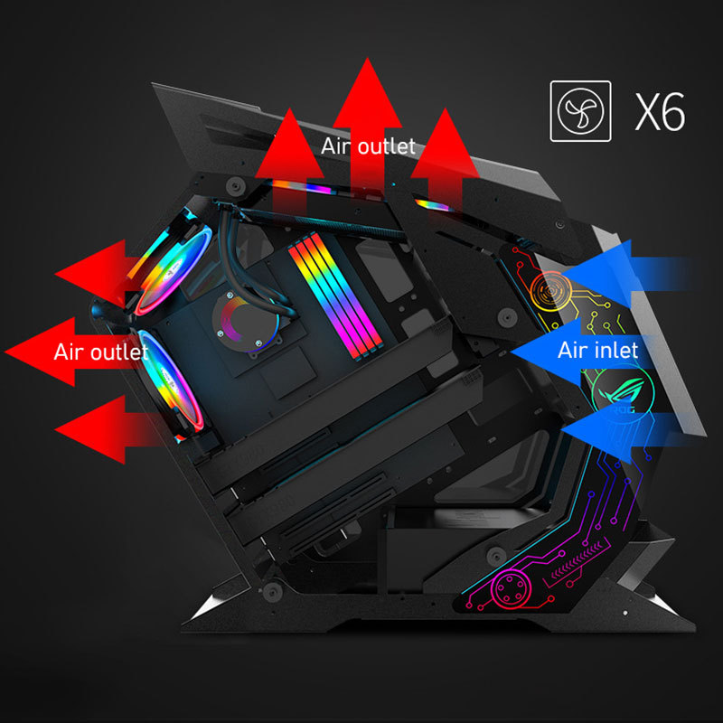 OEM Custom Factory Tempered Glass PC Gamer CPU Cabinet Tower ATX Gaming Computer Cases Towers Desktop Gaming