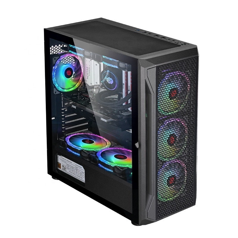 Wholesale OEM Computer Parts E-ATX ATX MATX ITX Gaming PC case Cable Management Computer case with Transparent Sliding Door