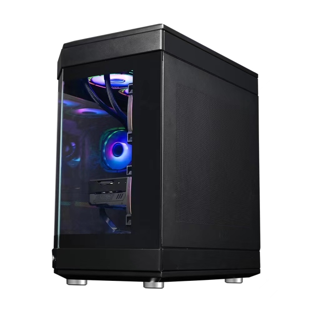 ATX Game Case PC Tempered Glass Full View Gaming case Full Tower 360mm Water Cpu Cooler Computer Cases & Towers