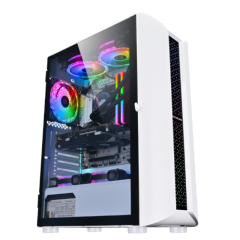New Design Tempered Glass Computer case Atx Tempered Glass 6pcs Fan 120mm for Gamer Oem Odm Customize