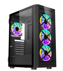 New Arrival Atx Chassis Tempered Glass Panel Mid Tower ATX Gaming Pc case Casing
