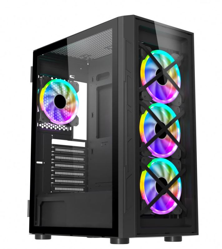 New Arrival Atx Chassis Tempered Glass Panel Mid Tower ATX Gaming Pc case Casing
