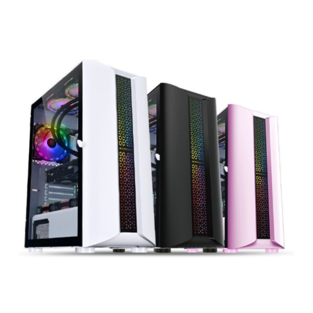 New Design Tempered Glass Computer case Atx Tempered Glass 6pcs Fan 120mm for Gamer Oem Odm Customize