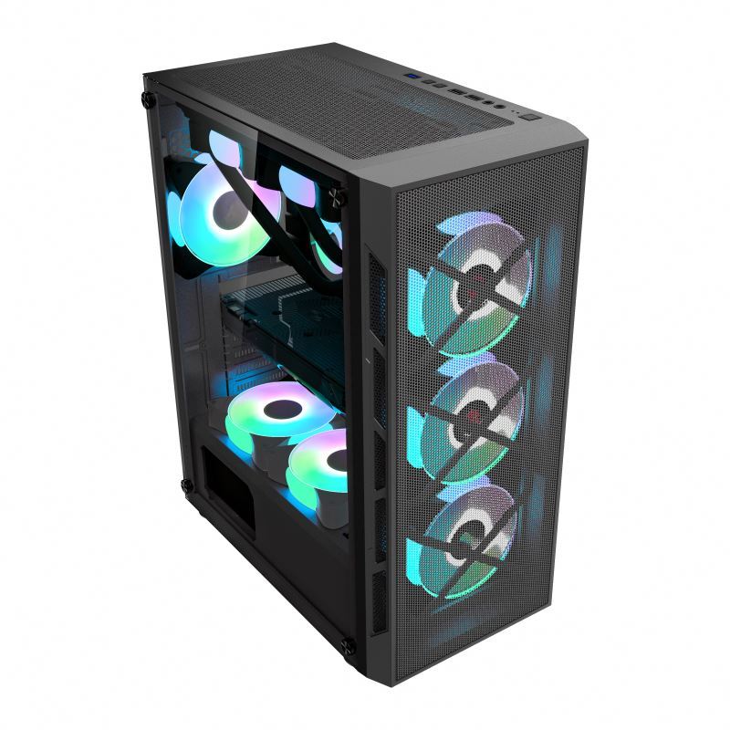 New Arrival Atx Chassis Tempered Glass Panel Mid Tower ATX Gaming Pc case Casing