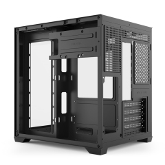 Micro Gaming Pc Case Atx Computer Game Case Mid Tower 3.0 Usb Cabinet Dustproof Gaming Computer Case Black