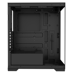 Full Tower Pc Case Gaming Computer Hardware Panel Water Cooler Software Tempered Glass ATX Pc Black Stock