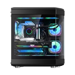 ATX Game Case PC Tempered Glass Full View Gaming case Full Tower 360mm Water Cpu Cooler Computer Cases & Towers