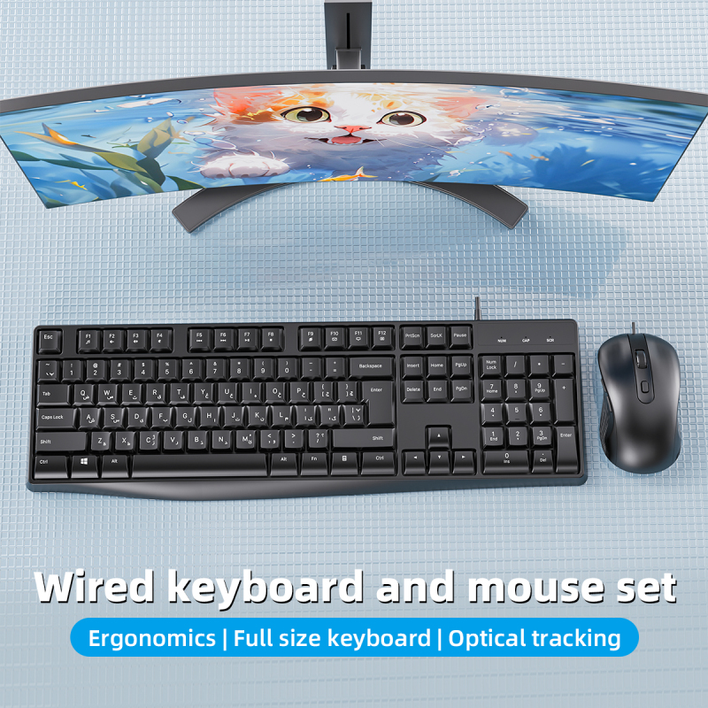 Custom Russian Clavier Azerty French Spain Layout USB Ergonomic Keyboard for PC Laptop 2.4Ghz Wireless Computer Keyboard