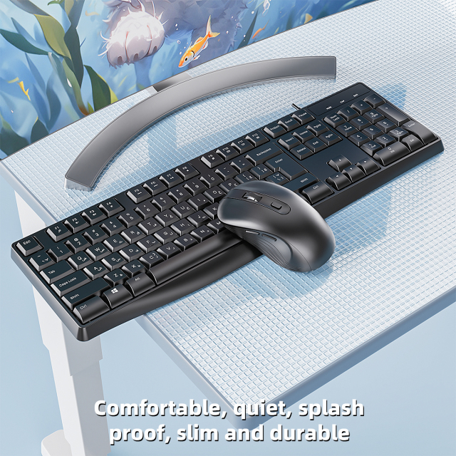 Custom Russian Clavier Azerty French Spain Layout USB Ergonomic Keyboard for PC Laptop 2.4Ghz Wireless Computer Keyboard