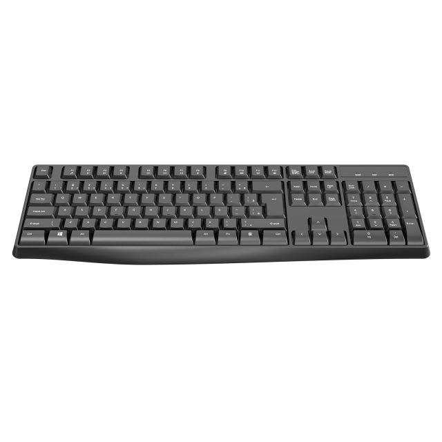 Custom Russian Clavier Azerty French Spain Layout USB Ergonomic Keyboard for PC Laptop 2.4Ghz Wireless Computer Keyboard