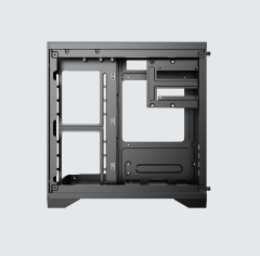 New Fashion Black/white Color Seaview Tempered Glass Case ATX HD USB 3.0 Computer Cases With RGB Strip