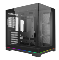 Popular Casing Computer Mid Tower High-Performance Computer Micro Atx Gaming Case Pc Case With 2 Sides-glass for Gamer