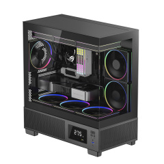 New Gaming PC Case ATX OEM Wholesale Mid Tower High Quality Computer Case With LCD Screen Motherboard