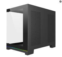 Popular Casing Computer Mid Tower High-Performance Computer Micro Atx Gaming Case Pc Case With 2 Sides-glass for Gamer