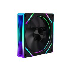Infinite Mirror Design Fan 6 Pin RGB Lighting Low Noise Air Cooler Fan 12CM Air Cooling Fan for Gaming Desktop PC
