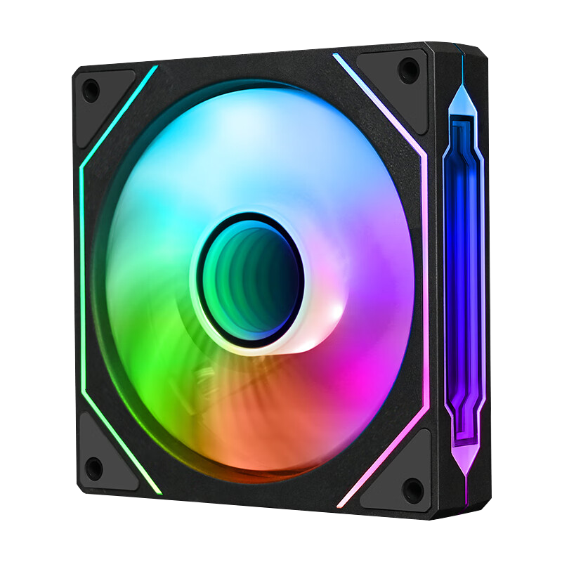 120mm Prism 4Pro RGB Fan with ARGB Sync High CFM Airflow 1.5mm-H2O Static Pressure Low Noise 20dBA for PC Cooling Build