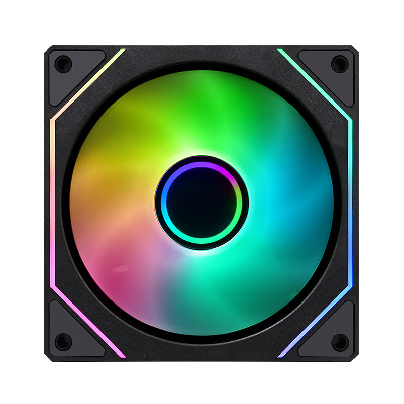 120mm Prism 4Pro RGB Fan with ARGB Sync High CFM Airflow 1.5mm-H2O Static Pressure Low Noise 20dBA for PC Cooling Build