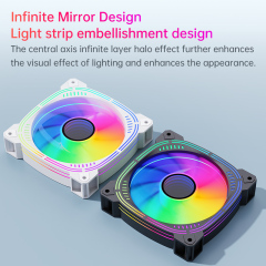 ARGB Computer Case Fans With Adjustable RGB Lighting for Gaming and Professional PC Builds