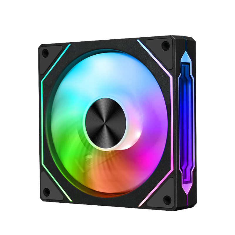 120mm Prism 4Pro RGB Fan with ARGB Sync High CFM Airflow 1.5mm-H2O Static Pressure Low Noise 10-26dBA for PC Build