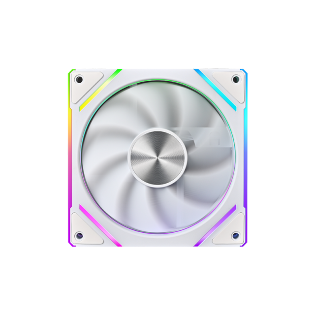 Infinite Mirror Design Fan 6 Pin RGB Lighting Low Noise Air Cooler Fan 12CM Air Cooling Fan for Gaming Desktop PC